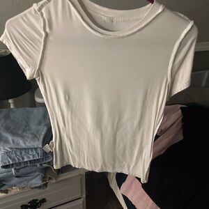SHEIN White Short Sleeve Tee